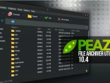开源压缩工具 PeaZip 10.4 发布：扩展支持 242 种格式，优化深色主题
